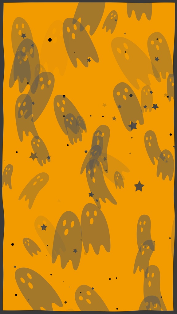 【ループ背景|配信・動画】ハロウィン背景18種⭐️可愛いおばけのアニメーション👻mp4・10秒ループ・縦横サイズ