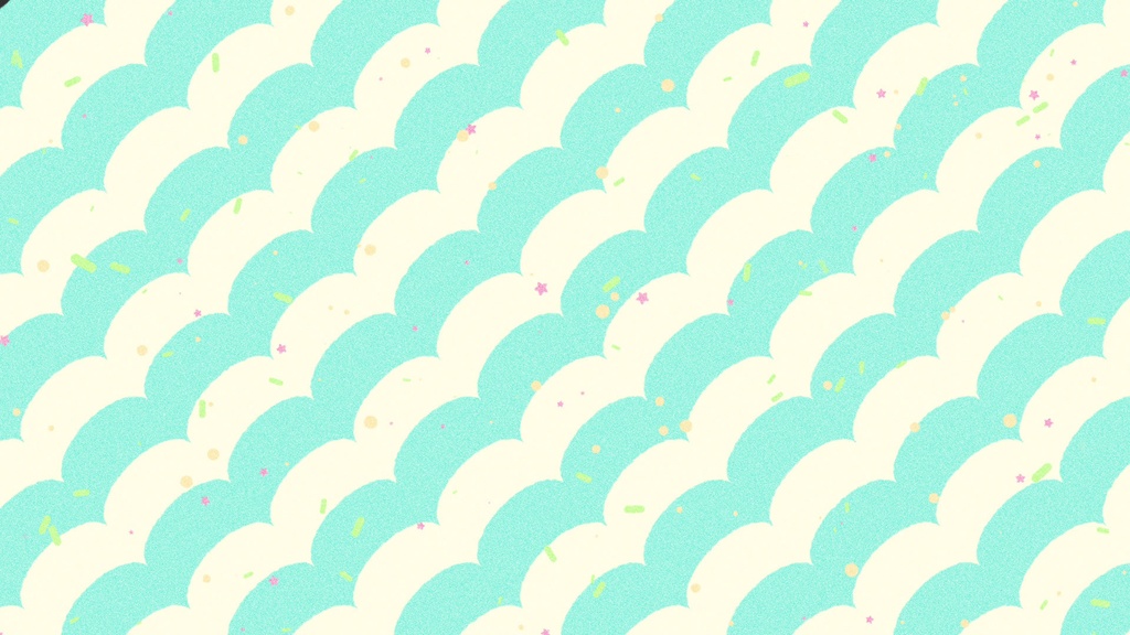 【透過】カラフル可愛いスイーツのトランジション4種セット✨チョコミントカラー🌱🍫Webm・MOV