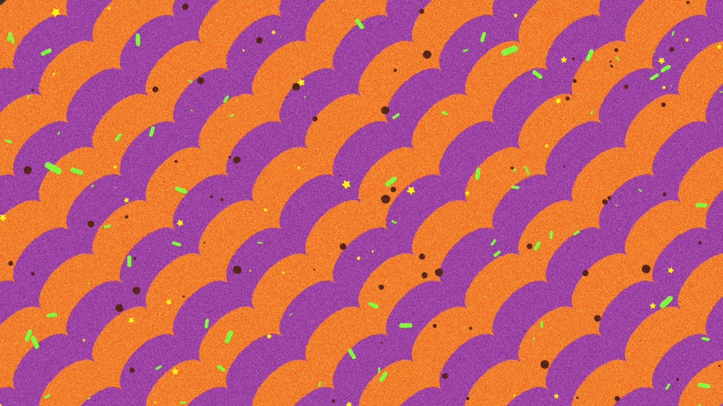 【透過】カラフル可愛いスイーツのトランジション4種セット✨ハロウィンカラー🎃🍭Webm・MOV