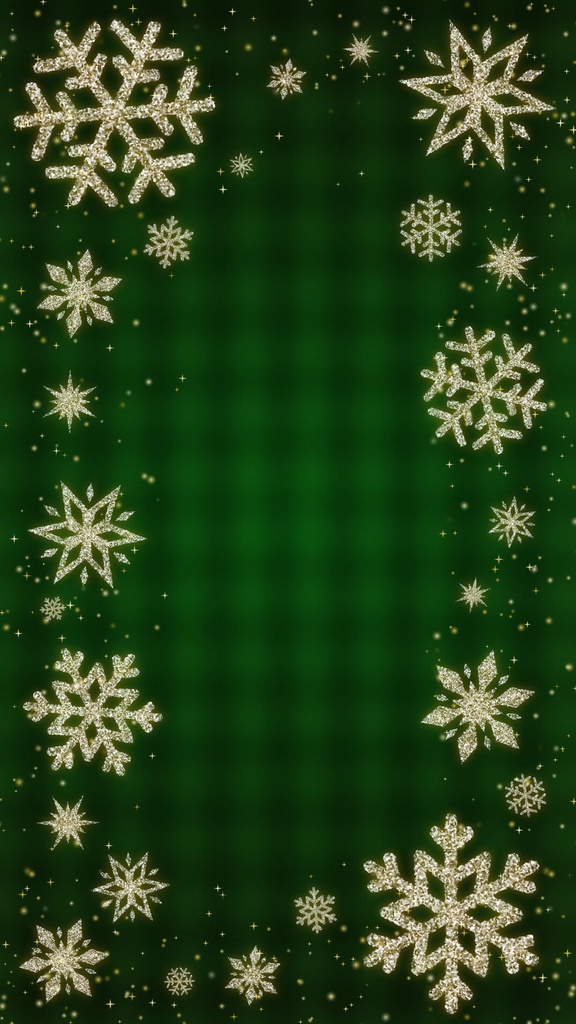 【ループ背景|配信・動画】冬・クリスマス🎄❄️雪の結晶デザインの幻想的なループ背景・mp4・10秒ループ