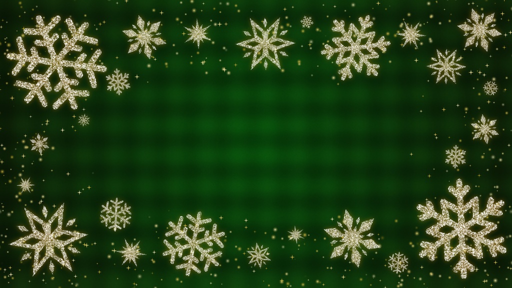 【ループ背景|配信・動画】冬・クリスマス🎄❄️雪の結晶デザインの幻想的なループ背景・mp4・10秒ループ