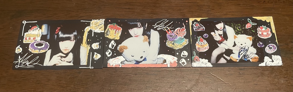 ランダムチェキ黒　私服portrait