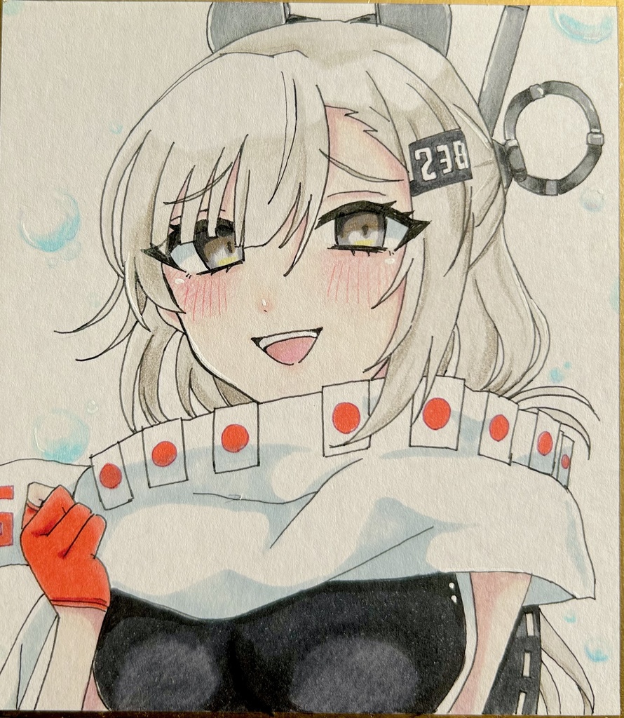 艦これ　Wahoo　色紙