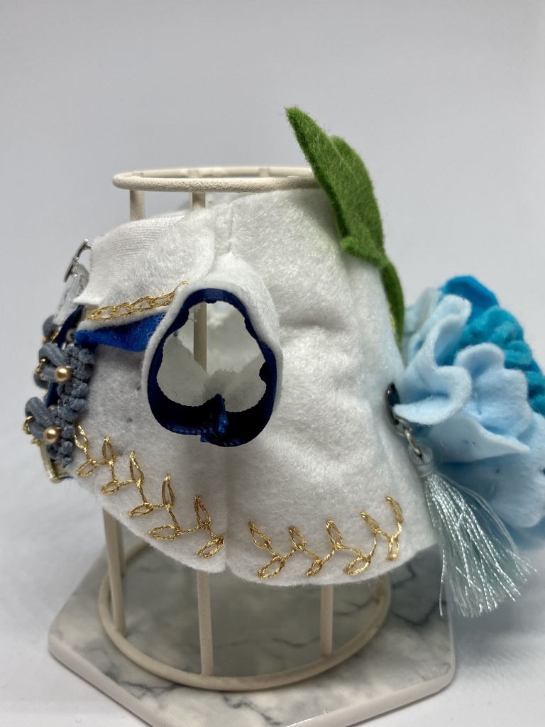 「Pale Moonlight」イメージ衣裳~天つ水に青牡丹~