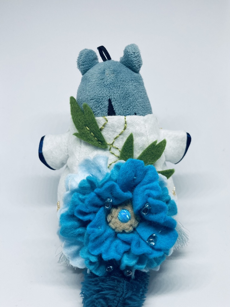 「Pale Moonlight」イメージ衣裳~天つ水に青牡丹~