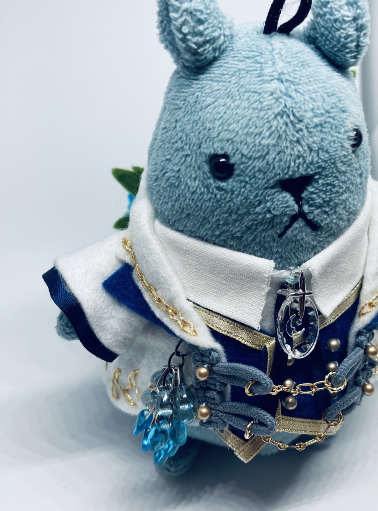 「Pale Moonlight」イメージ衣裳~天つ水に青牡丹~