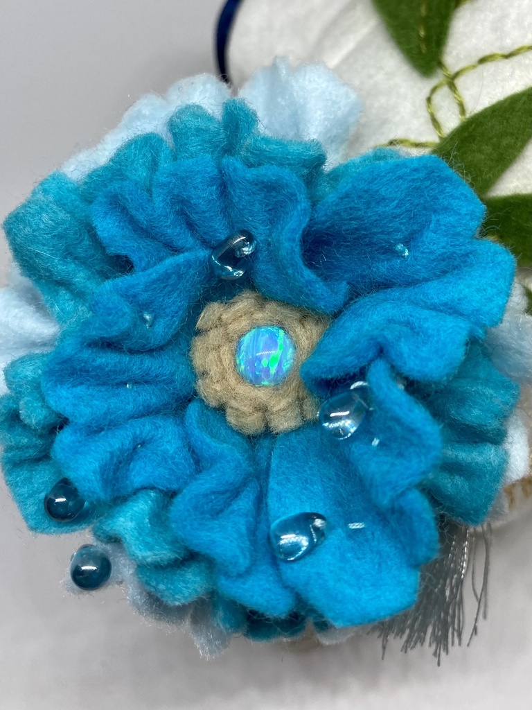 「Pale Moonlight」イメージ衣裳~天つ水に青牡丹~