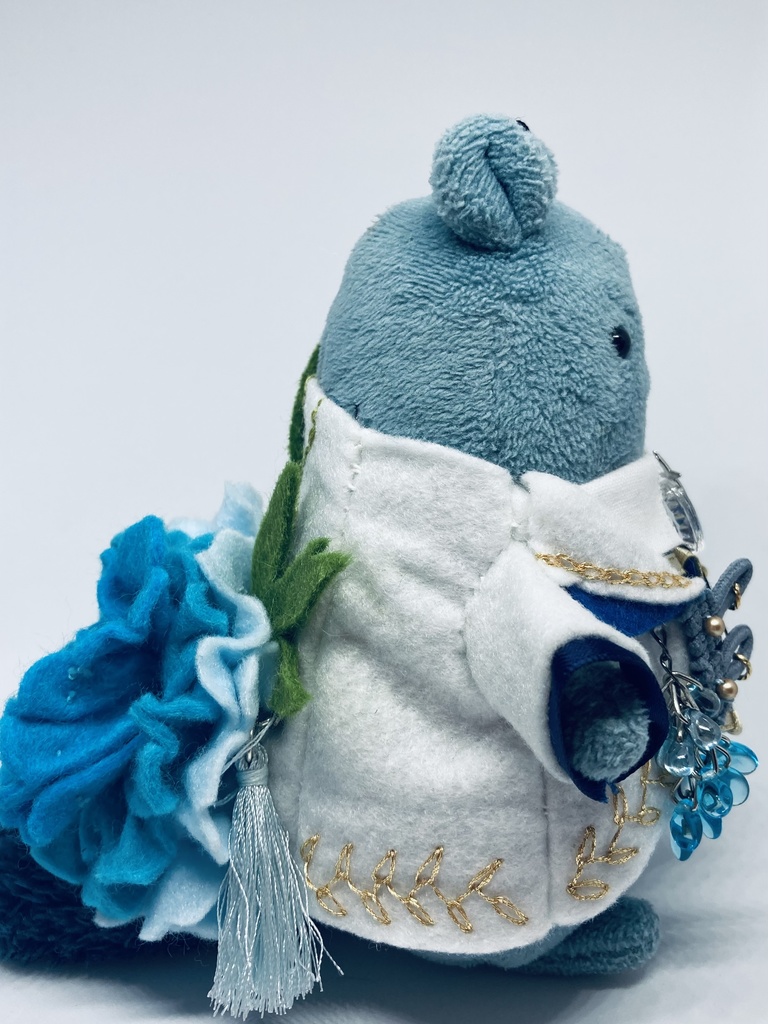 「Pale Moonlight」イメージ衣裳~天つ水に青牡丹~