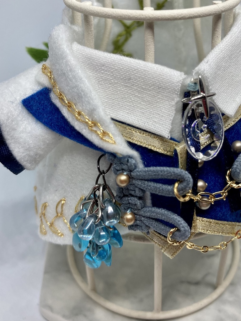 「Pale Moonlight」イメージ衣裳~天つ水に青牡丹~