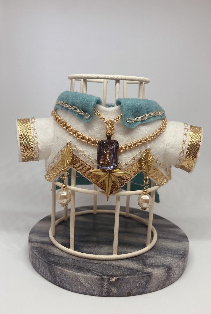 浅縹の使徒衣(氷の双子座の結晶付き)