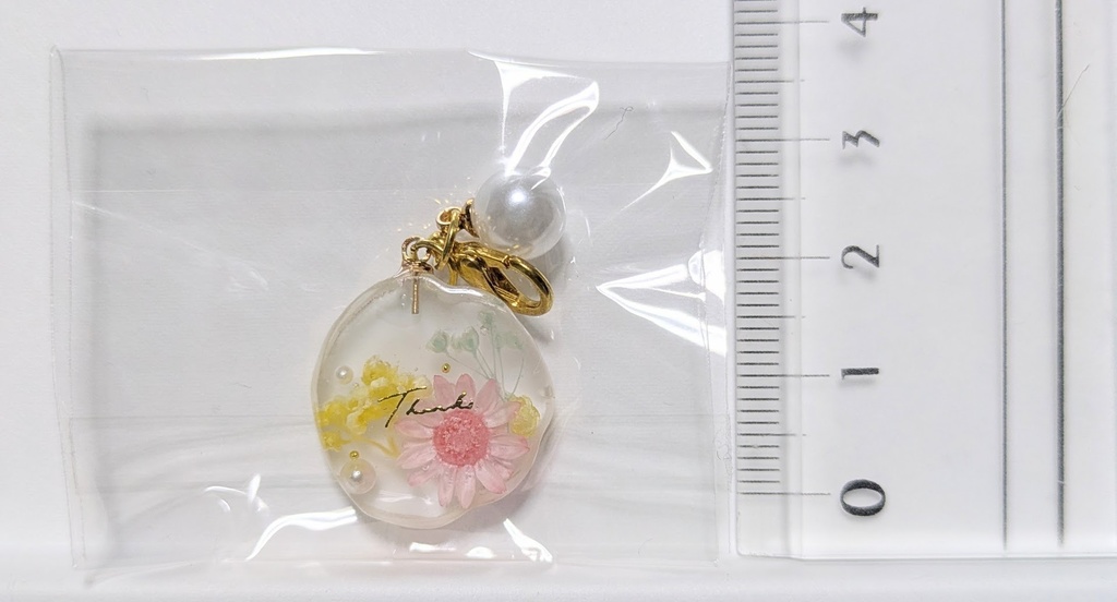 お花のシンプルチャーム