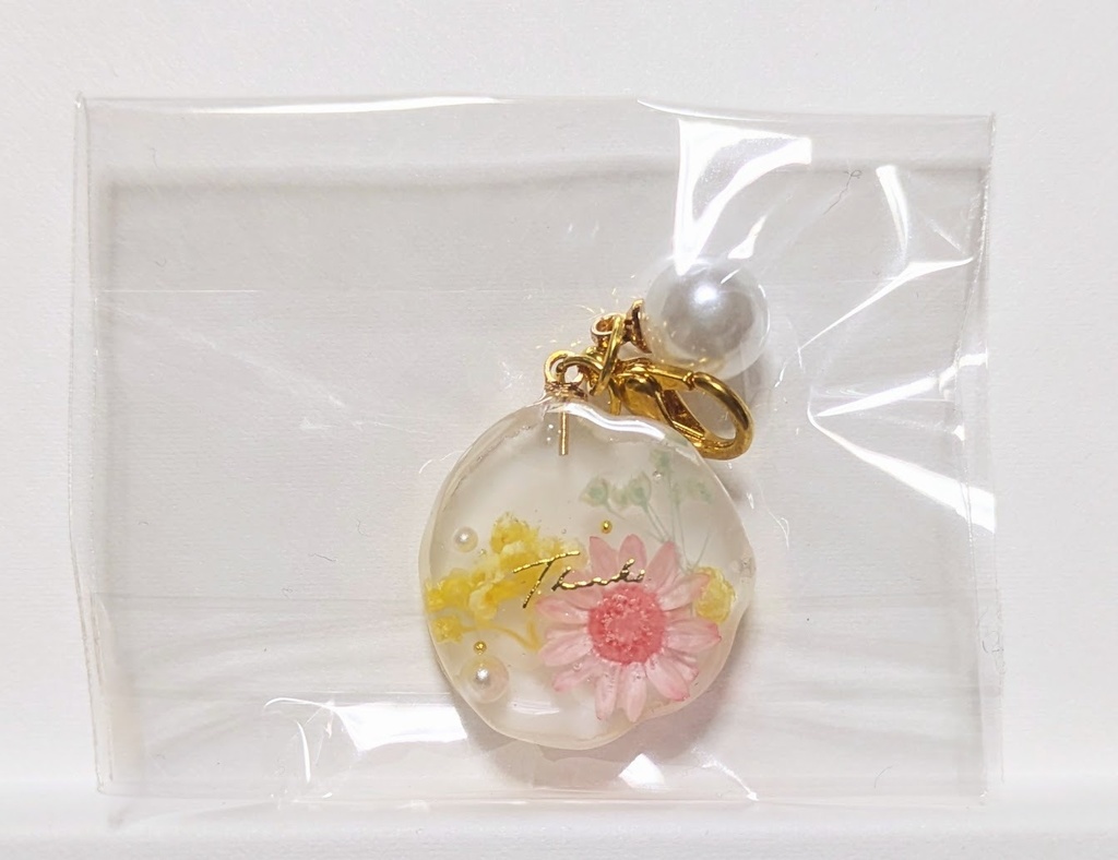 お花のシンプルチャーム