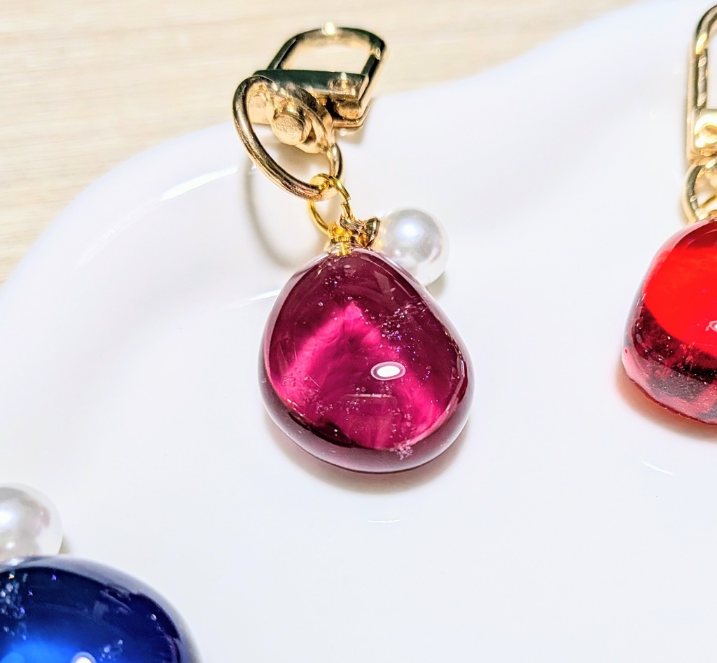 レジンで作る夜空のかけらキーホルダー🌟(暮れ)