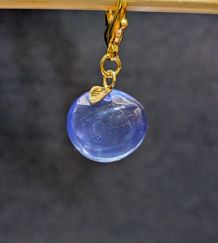 【猫居園の果物レジン】採れたて輝く透明リンゴ🍎【レジンチャーム】