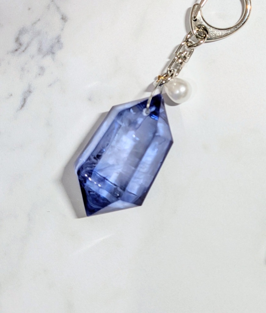 【空のかけら】夜空の魔法石🌟💎レジンキーホルダー