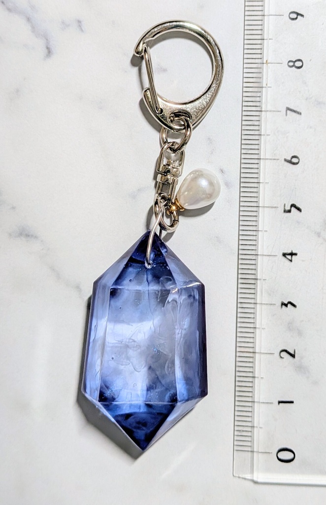 【空のかけら】夜空の魔法石🌟💎レジンキーホルダー