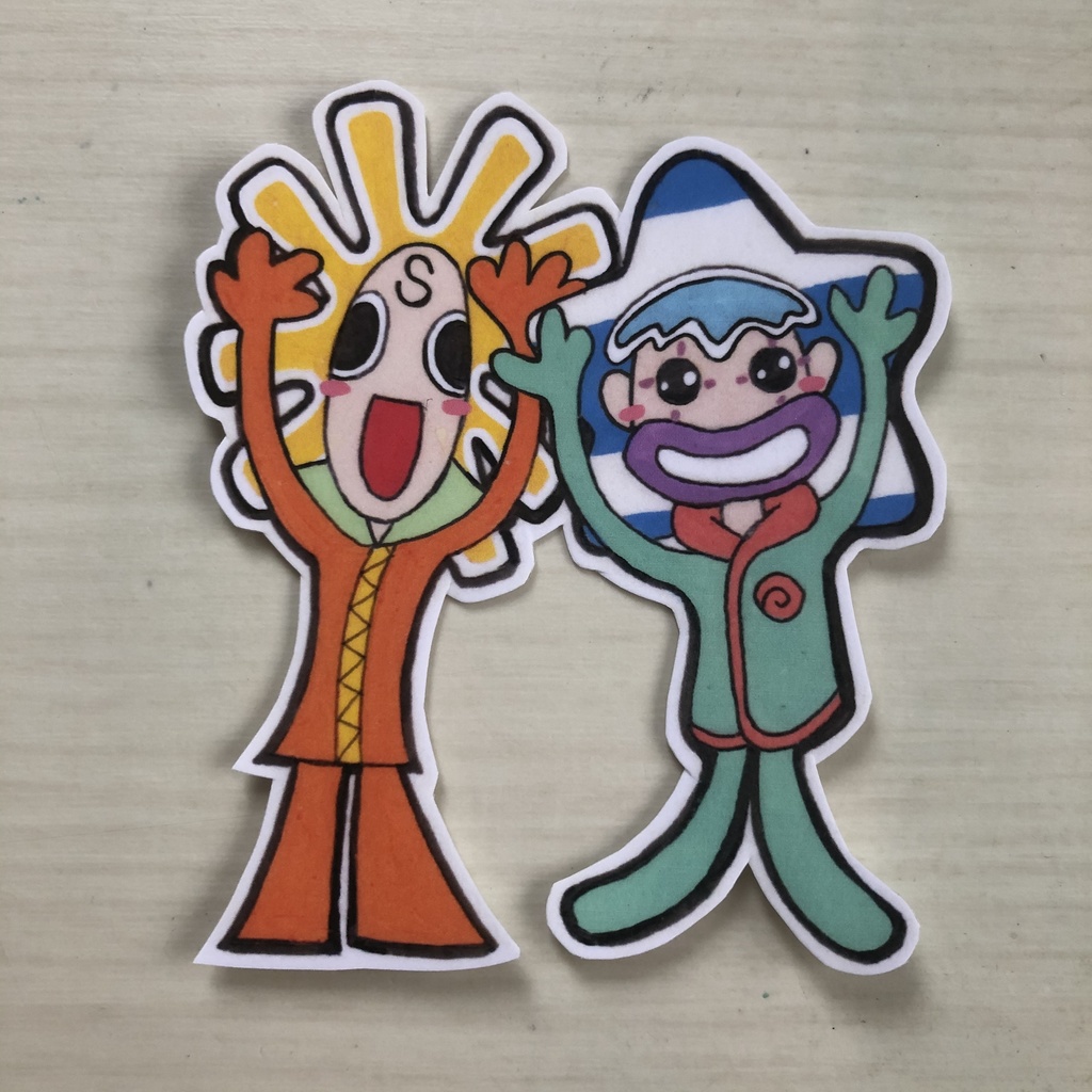 封神演義＜フジリュー＆シマ氏＞ステッカー