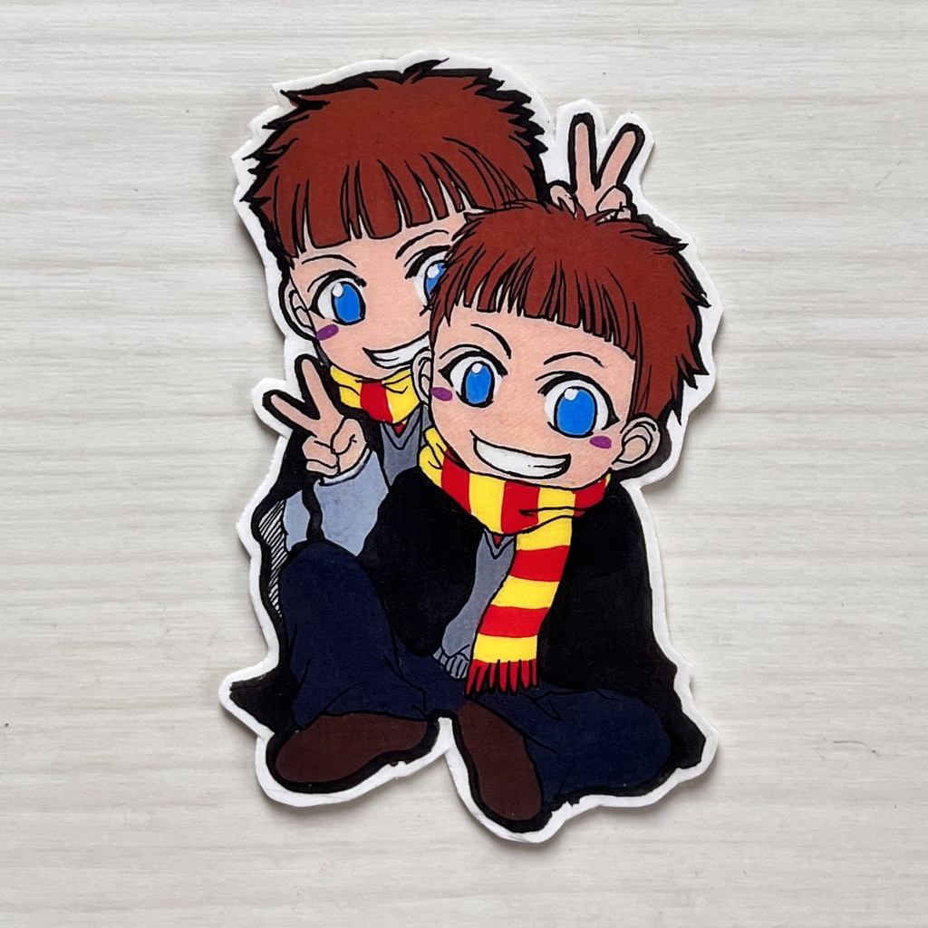 ハリーポッター＜フレッド＆ジョージ＞ステッカー