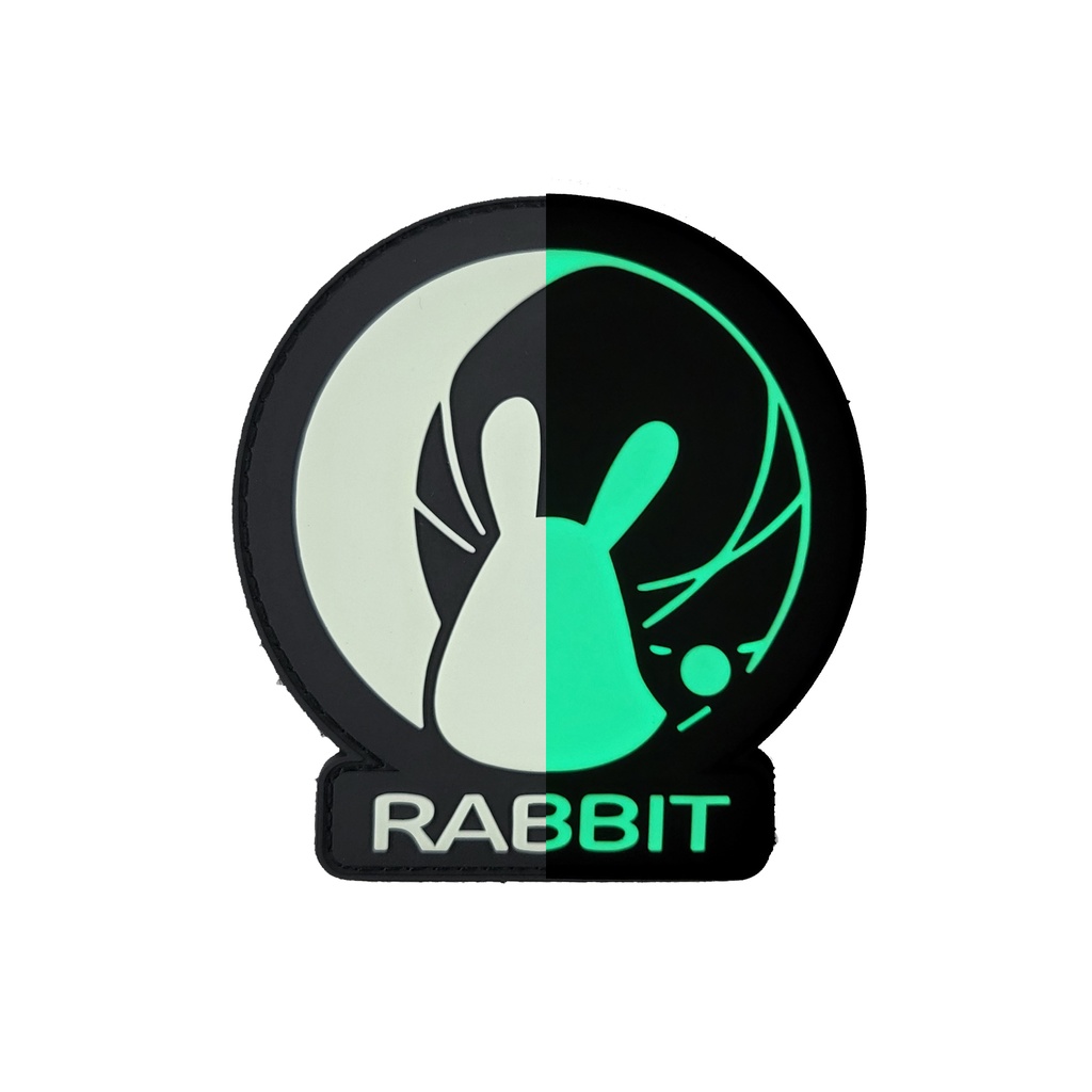 RABBIT小隊ワッペン（夜光）