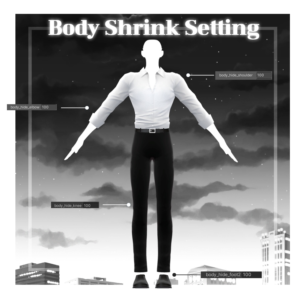 水瀬(Minase) Wild Shirt Set / ワイルドシャツセット(VRC)