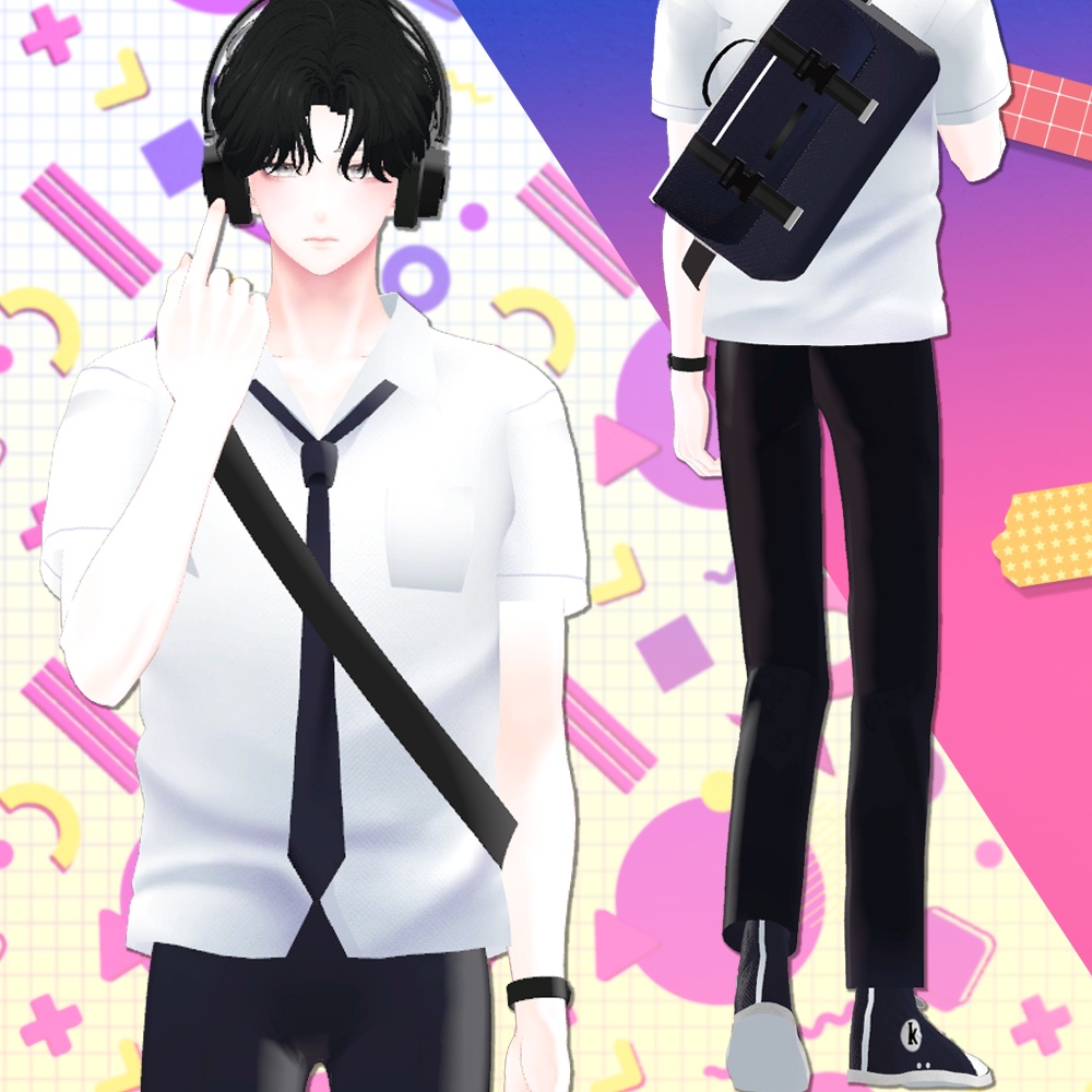 水瀬(Minase) Summer school / 夏の学校 制服 (VRC)