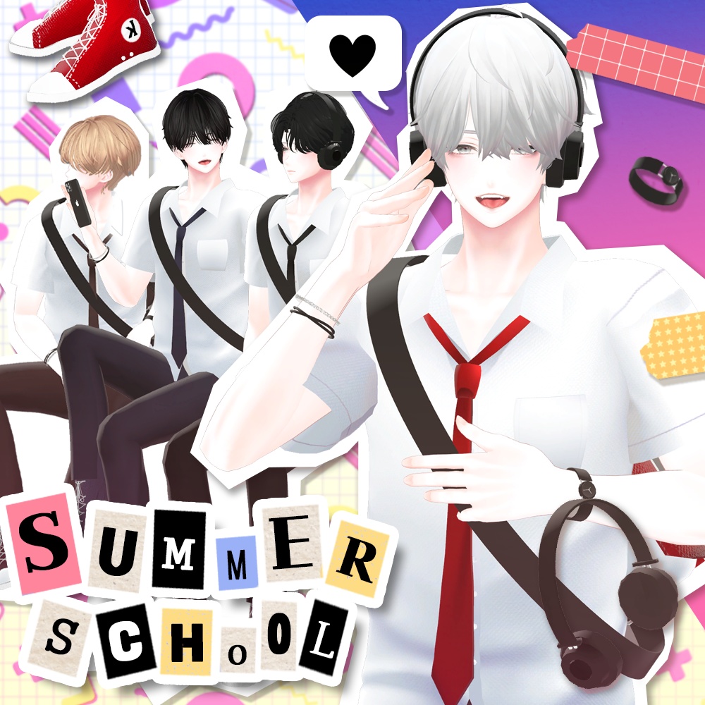 水瀬(Minase) Summer school / 夏の学校 制服 (VRC)