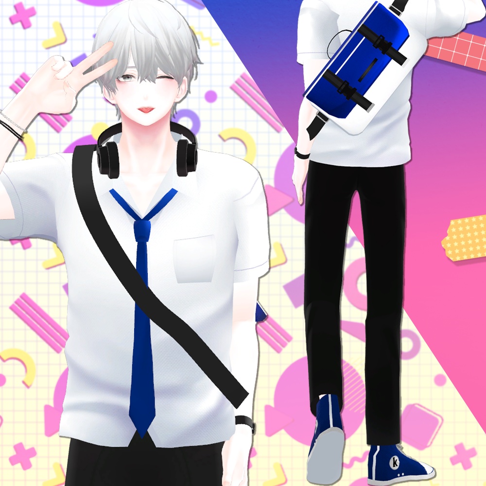 水瀬(Minase) Summer school / 夏の学校 制服 (VRC)