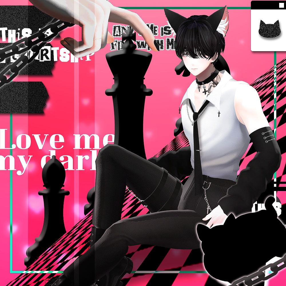 L♥ve Cat / ラブキャット / 水瀬(Minase) / 狛乃(Komano) / くうた(Kuuta) (VRC)