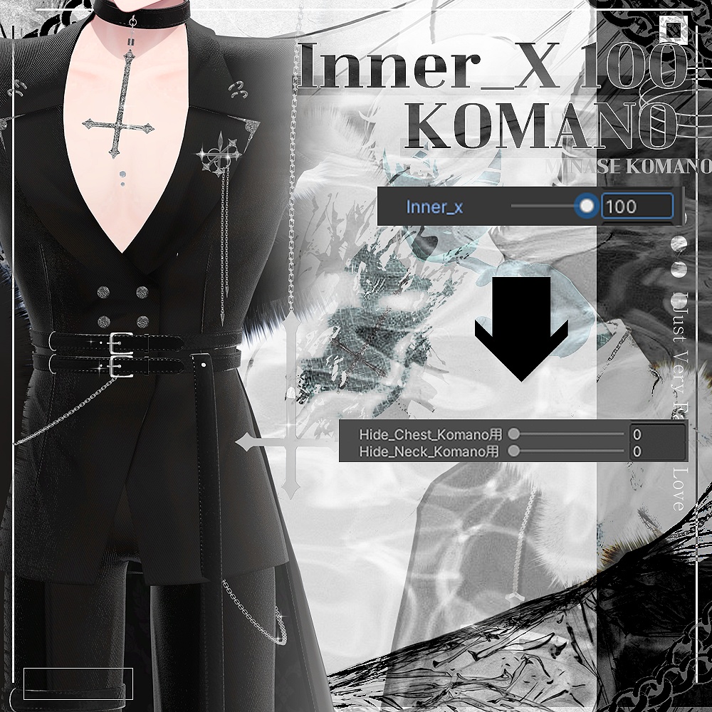 Hard Darling / Uniform / suit / 水瀬(Minase) / 狛乃(Komano) / 怜(Rei) / デミアン(Demian)formal dress (VRC)