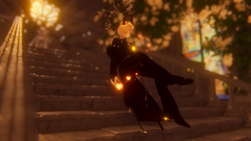 Hard Darling / Uniform / suit / 水瀬(Minase) / 狛乃(Komano) / 怜(Rei) / デミアン(Demian)formal dress (VRC)