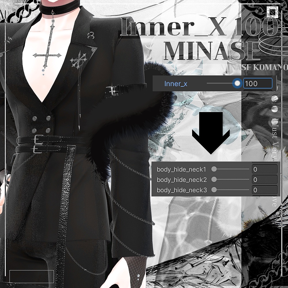 Hard Darling / Uniform / suit / 水瀬(Minase) / 狛乃(Komano) / 怜(Rei) / デミアン(Demian)formal dress (VRC)