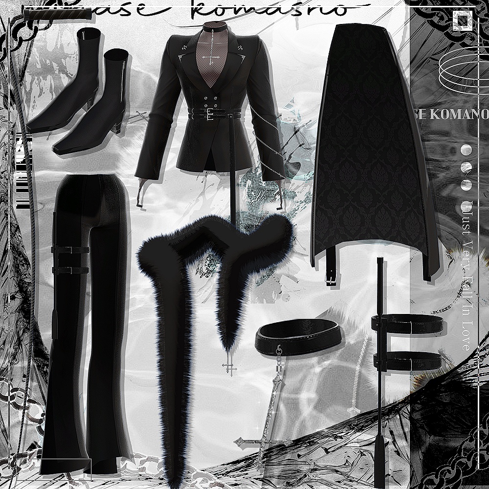 Hard Darling / Uniform / suit / 水瀬(Minase) / 狛乃(Komano) / 怜(Rei) / デミアン(Demian)formal dress (VRC)