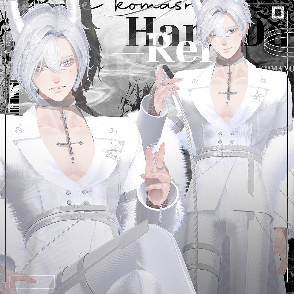 Hard Darling / Uniform / suit / 水瀬(Minase) / 狛乃(Komano) / 怜(Rei) / デミアン(Demian)formal dress (VRC)