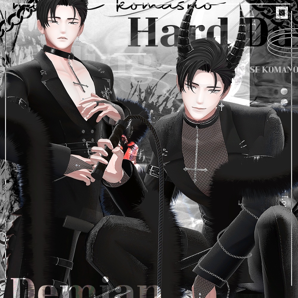 Hard Darling / Uniform / suit / 水瀬(Minase) / 狛乃(Komano) / 怜(Rei) / デミアン(Demian)formal dress (VRC)