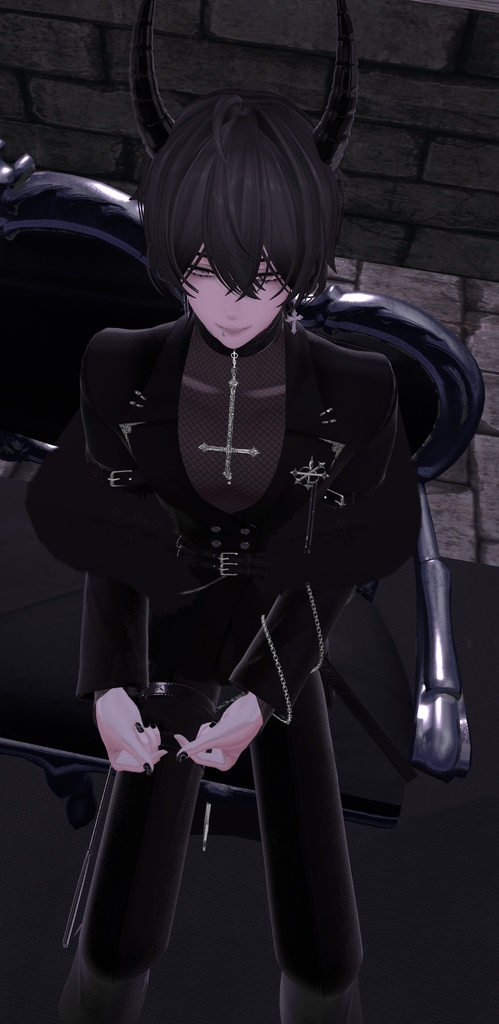 Hard Darling / Uniform / suit / 水瀬(Minase) / 狛乃(Komano) / 怜(Rei) / デミアン(Demian)formal dress (VRC)