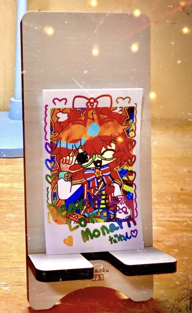 ~チェキ風カード~『☆DLMのきゅるるんにぱにぱ箔押しチェキカードだわん★』