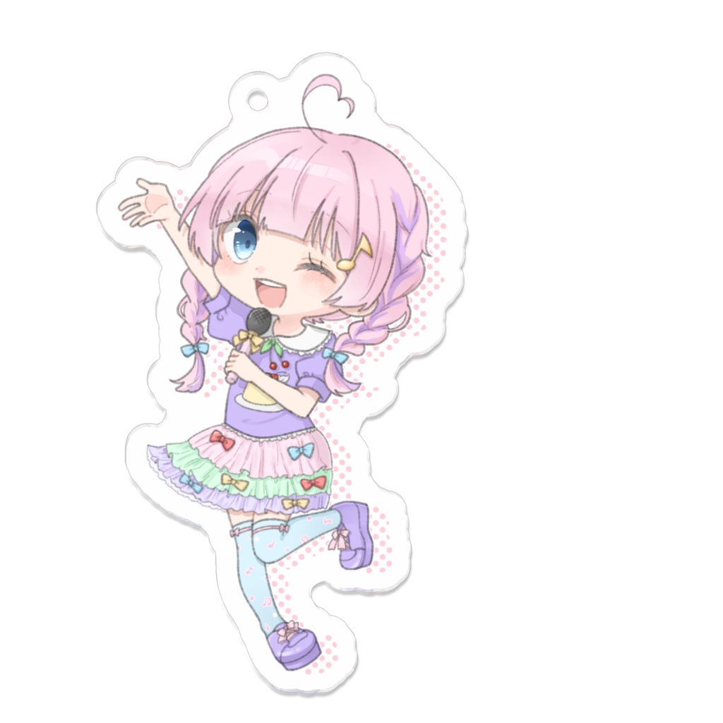 ちゃきのゆらゆらアクキー
