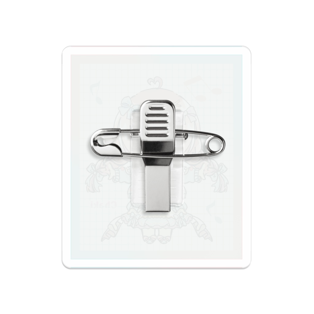 くっつきちゃきバッジ