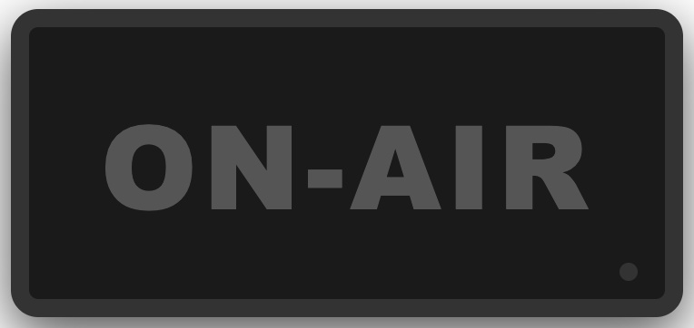 【OBS配信用】ON AIR ランプ風ウィジェット