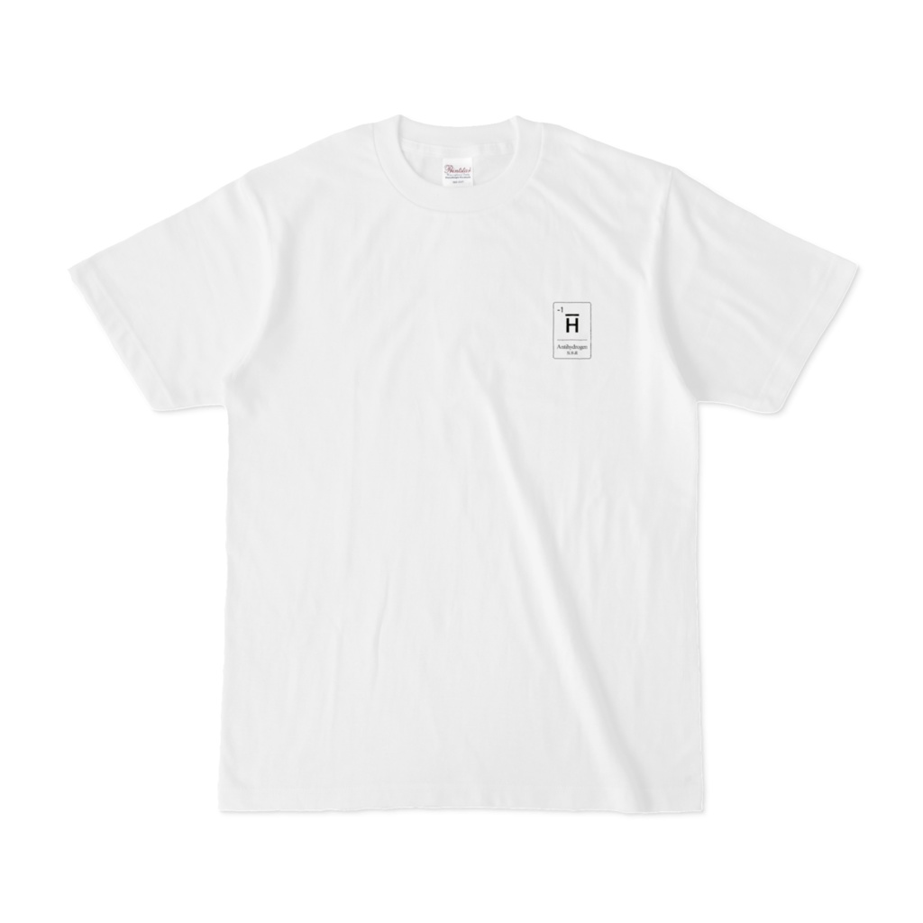 Tシャツ【反水素 ワンポイント】