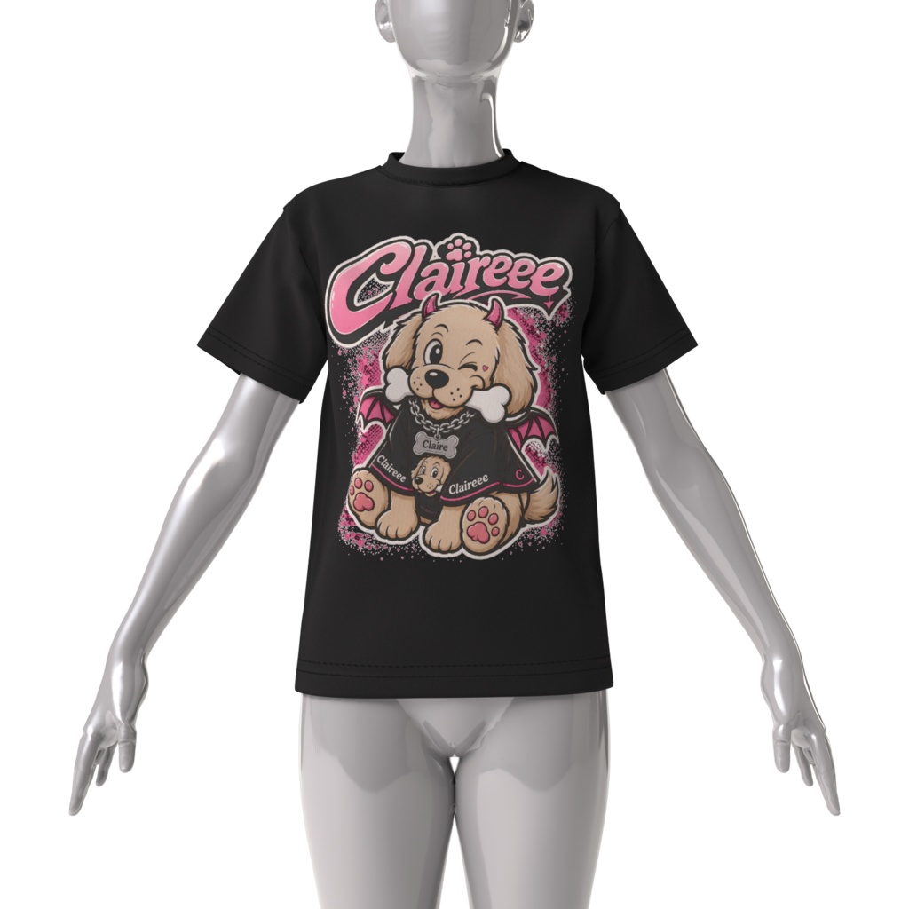 ガルフィー風ビッグTシャツ🩷きゅーとばーじょん