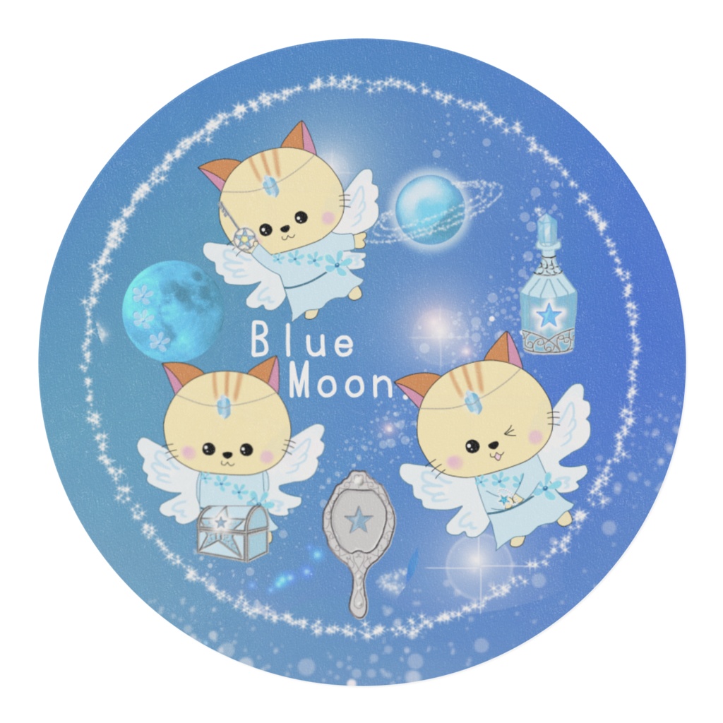 ねこ天使さん Blue Moon