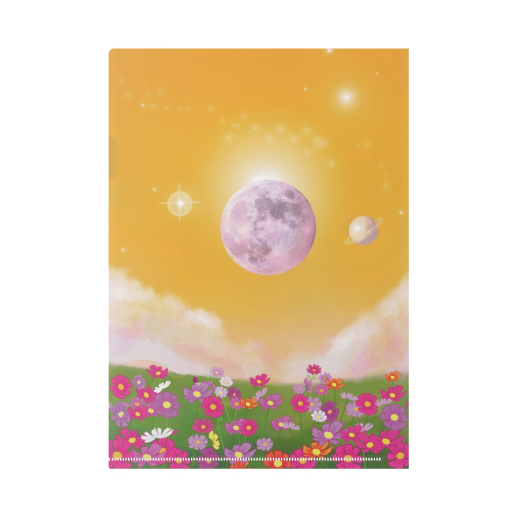 コスモス畑で遊ぶ猫さんたち 夕暮れ【みけみるさん】