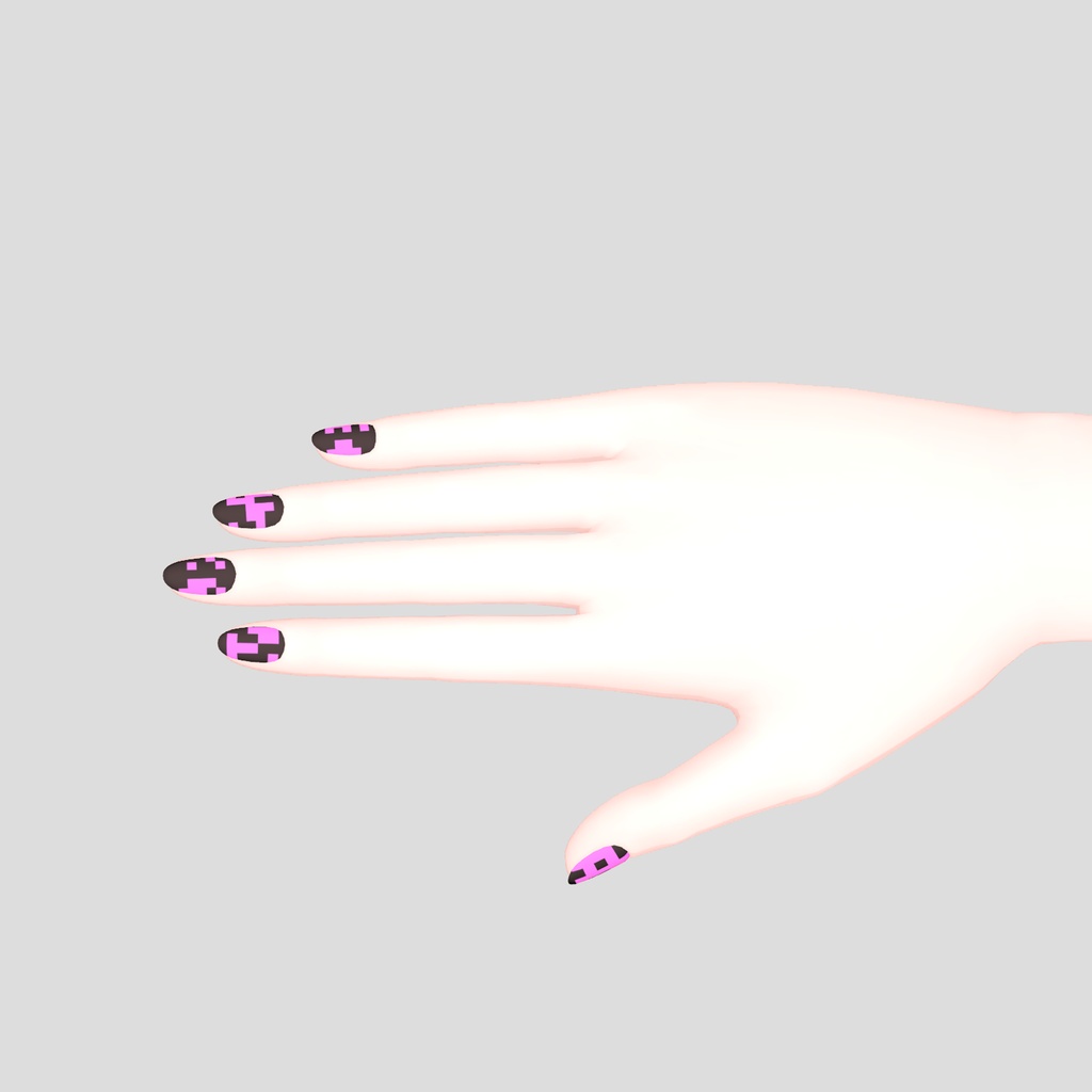 DSRTEX001 // AR Glyph // Nail Paint for 「しなの」 / Shinano