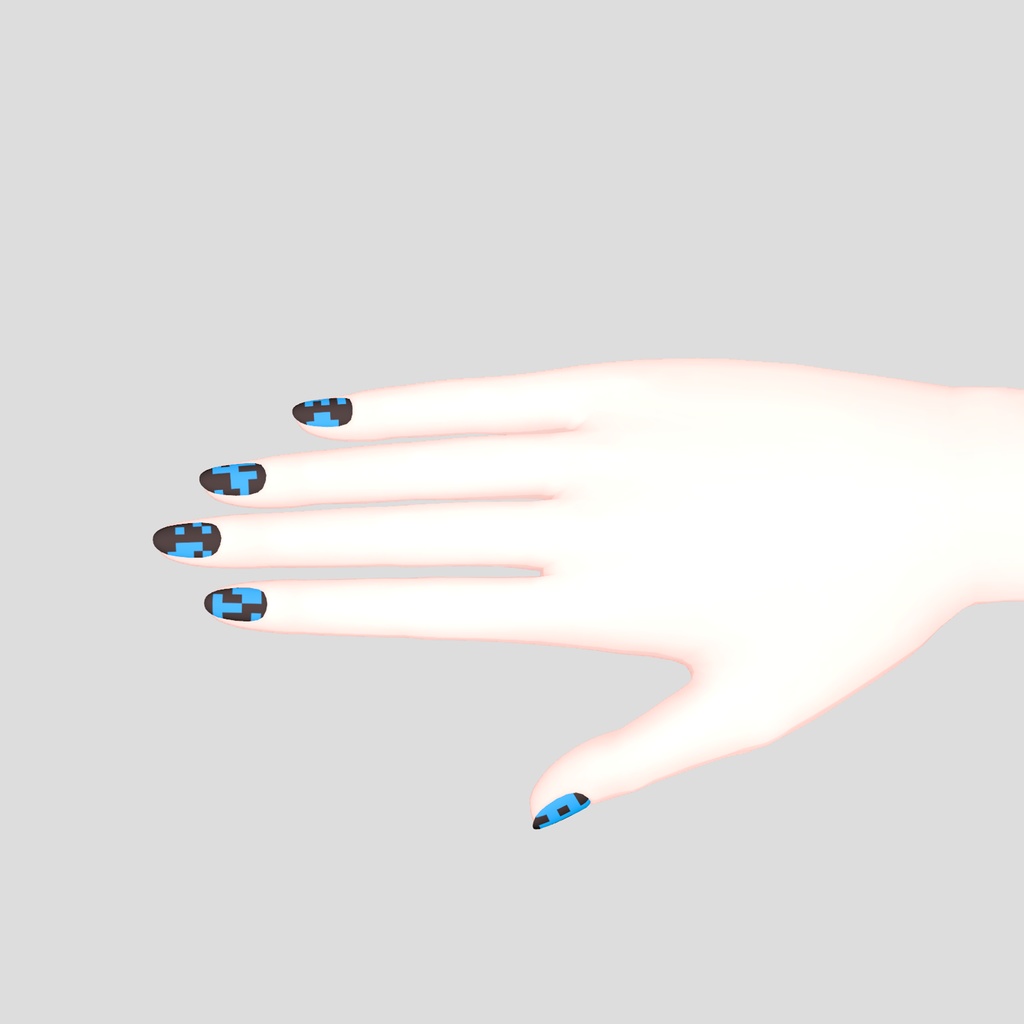 DSRTEX001 // AR Glyph // Nail Paint for 「しなの」 / Shinano