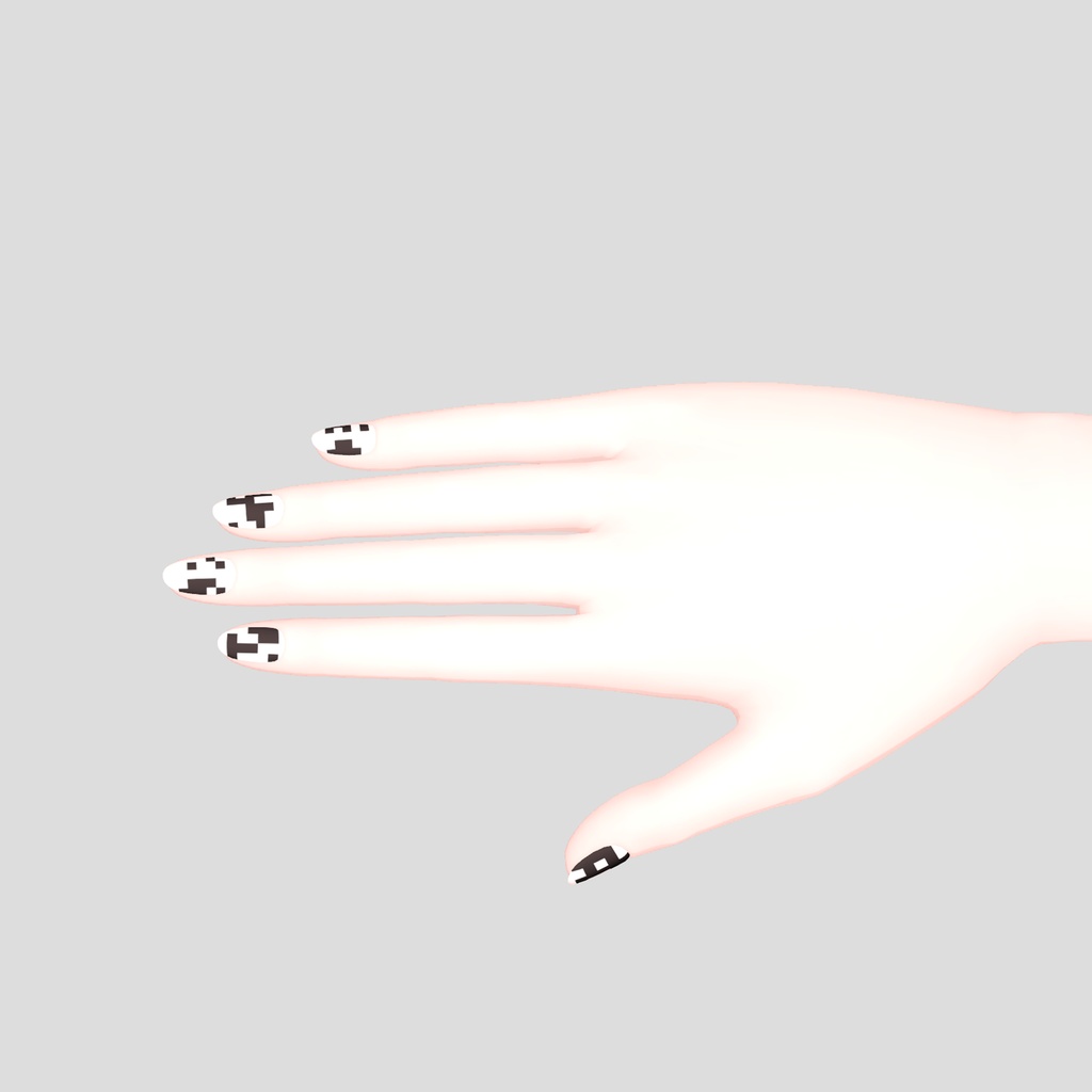 DSRTEX001 // AR Glyph // Nail Paint for 「しなの」 / Shinano