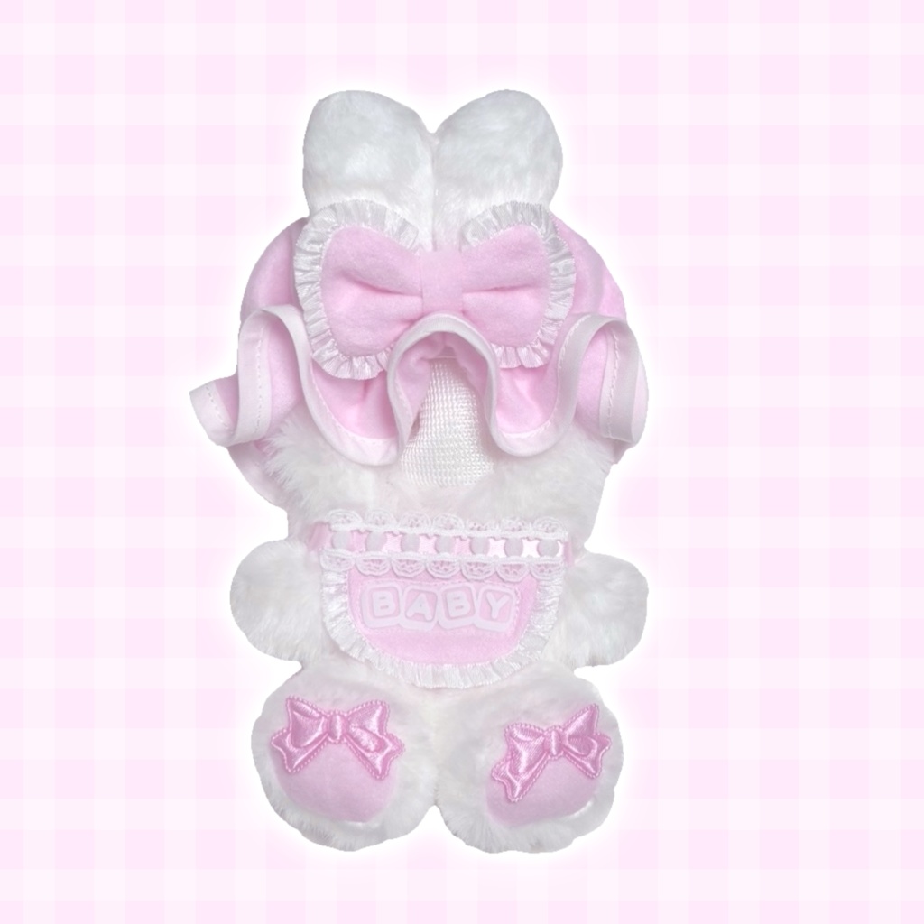 【pink】BABY nightcap Rabbit