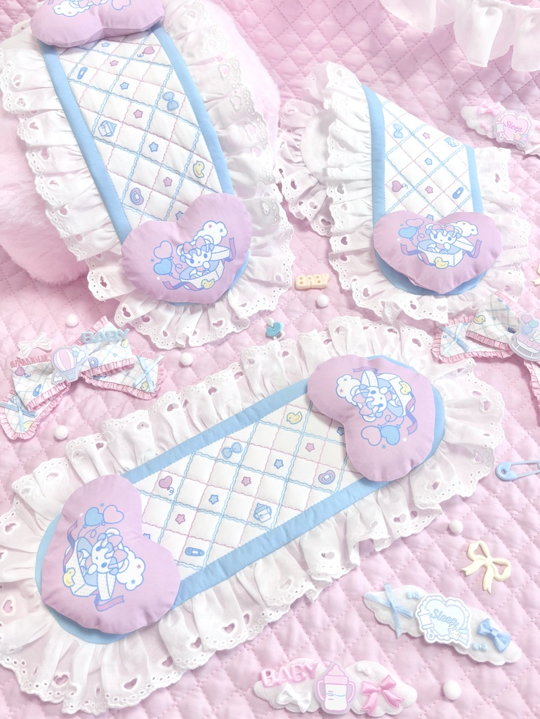 ぷくぷくハートヘッドドレス