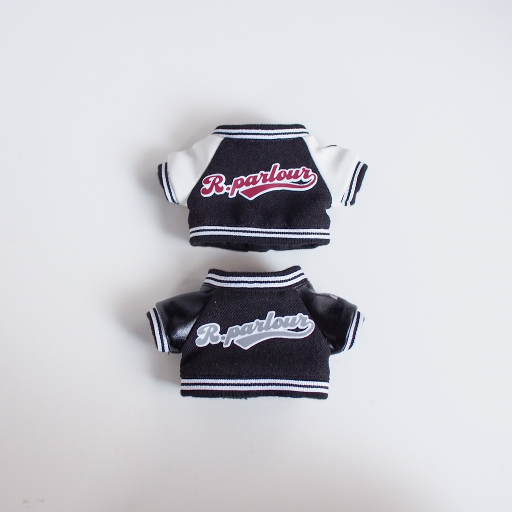 レザーコンビスタジアムジャンパー