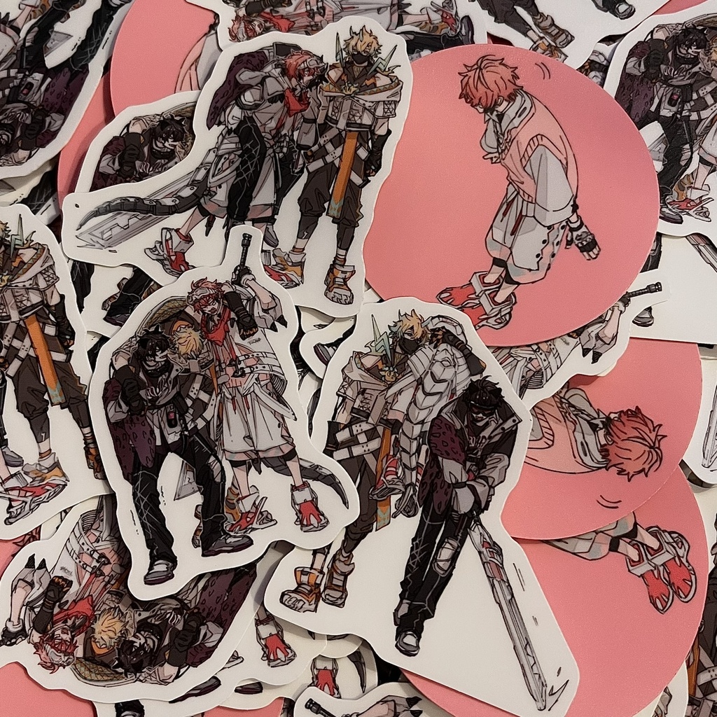 珍走団ステッカー